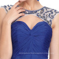 Grace Karin sem mangas esguichada com molho azul Chiffon curto Beaded Sequin Prom Dress 8 tamanho US 2 ~ 16 GK000068-1